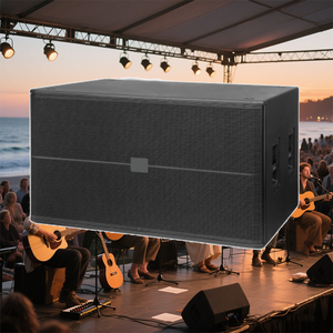 Doppia scatola da <span class=keywords><strong>18</strong></span> \ "pollici alimentata da 1000W Pro Subwoofer attiva/passiva 2000W mobile in legno per Audio Pro - Product Image 4