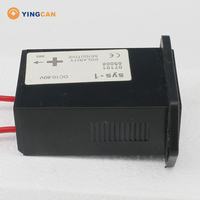 Timer Elektronik Kuarsa Seri SYS-1 Hitam, Konstruksi Tertutup Rapat, Penghitung Waktu Industri untuk Mesin Konstruksi