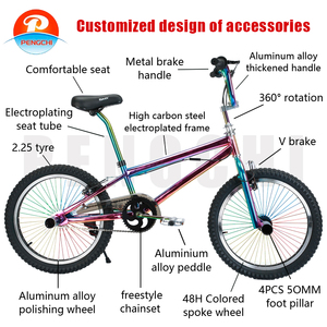 Bicicleta BMX de 20 pulgadas para adultos BMX CP Silver bicicleta Freestyle bicicleta de acrobacias para venta caliente ciclo BMX original - Product Image 3