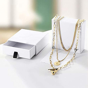 แฟชั่นที่ทันสมัยทองรอบเหรียญสร้อยคอสร้อยคอจี้สร้อยคอชั้น - Product Image 6