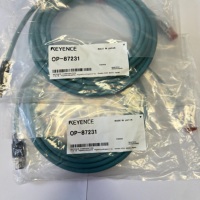 Câble Ethernet KEYENCE OP-87231 NFPA79 M12 vers RJ45 5m pour lecteur de codes-barres intelligent AI série SR-X/SR-1000 OP 87231