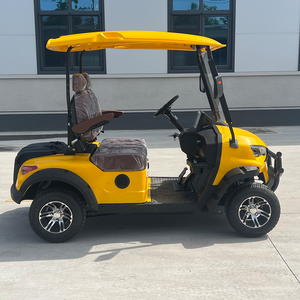 Sièges en cuir de qualité supérieure, imperméables, chariot de golf 2 places en stock, performances à haute vitesse, atteignent jusqu'à 30 km/h pour un déplacement rapide - Product Image 6