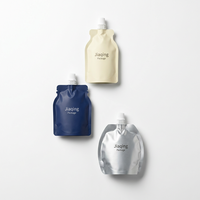 Logo personnalisé imprimé sur les becs verseurs centraux et latéraux pour les sachets à bec verseur pour les boissons liquides et les produits boissonnels