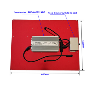 QB648เติบโตแสงซัมซุง LH351H LM301H 660nm inventronics 600วัตต์ในประตูพืชไฟหรี่ลูกบิด RJ45 - Product Image 2