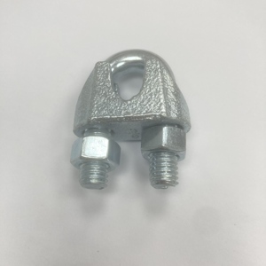 スリング用リギングワイヤーロープクリップ亜鉛メッキナット鋼付き米国型 - Product Image 6