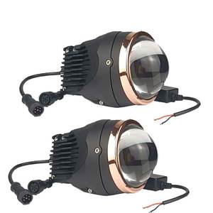 เลนส์โปรเจคเตอร์ Bi-LED ขนาด 3 นิ้ว 3 <span class=keywords><strong>สี</strong></span> ไฟตัดหมอก 120 วัตต์ 12V 24V หลอดไฟ LED H7 อุปกรณ์ตกแต่งรถยนต์สำหรับ <span class=keywords><strong>Toyota</strong></span> COROLLA CROSS/C-HR/<span class=keywords><strong>ALTIS</strong></span> - Product Image 6