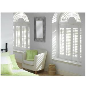 Volets de plantation blancs comme neige persiennes en pvc volets de fenêtre électriques intérieurs de Chine - Product Image 4