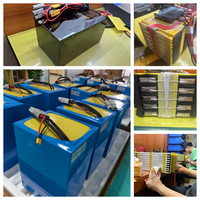 Pack de batteries au lithium personnalisé OEM avec pochette souple, cellules NMC 72V 50Ah 60Ah 80Ah 100Ah pour moto électrique avec BMS intégré