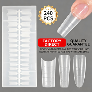 Qianya – <span class=keywords><strong>Ongles</strong></span> en PMMA <span class=keywords><strong>de</strong></span> haute qualité, personnalisables avec logo, outils pour <span class=keywords><strong>ongles</strong></span>, doubles formes françaises pour salon <span class=keywords><strong>de</strong></span> manucure, application OEM pour doigts - Product Image 5