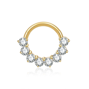 G23 16G Titanio ASTM F136 Joyería Corporal Sexy: Clicker Articulado, Aro para Piercing de Nariz y Daith, Pendientes de Zirconia para Septum, Anillo de Nariz - Product Image 6