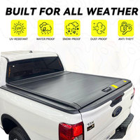 Nouveau couvre-caisse de camionnette en alliage d'aluminium imperméable 2025, Ford Ranger 2023+, kit de camionnette rétractable, couvre-caisse de camionnette