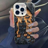 Casing Handphone TPU PC Berlapis Perak dengan Desain Kreatif Bentuk Kastil untuk iPhone Xs 11 12 13 14 15 16 17 18 Pro Max