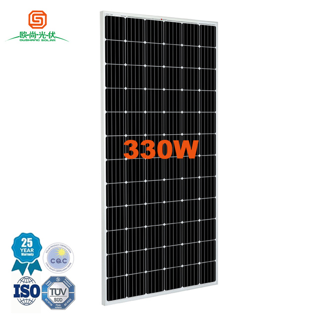 Solar Panels 330 Watts Mono Solar Module Solar System  Solar Energy Monocrystalline