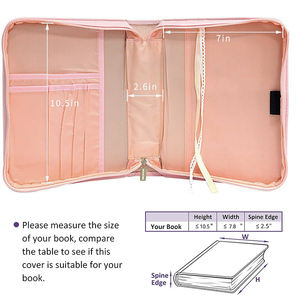 Grandi Custodie in Pelle per Bibbie, Elegante Copertina in Ecopelle per Donne, Borse Portabibbia con Segnalibri - Product Image 2