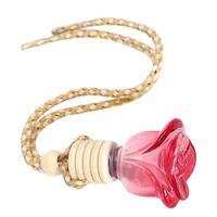 Diffuseur de parfum pour voiture en verre avec bouchon en bois, vide, pour vente en gros