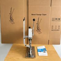 HORUS Machine à clipser les saucisses manuelle la plus vendue, Scelleuse pneumatique en U pour saucisses, Machine à sceller les saucisses par boutonnière