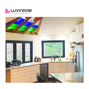 Stile personalizzato e dimensioni verniciato a polvere Bi finestra pieghevole per il mercato del Canada e degli Stati Uniti in alluminio finestra pieghevole - Product Image 5