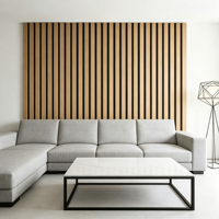 Panneau acoustique en bois ignifuge de classe A, MDF, NRC 0.8, certifié insonorisant