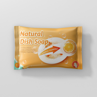Sacs Mylar personnalisés à gravure, anti-odeur, à scellage arrière, de qualité alimentaire pour emballage de savon vaisselle et crème glacée