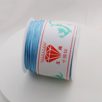 Cordón Trenzado de Nailon Multicolor para Hacer Joyería, Pulseras, Collares, Macramé, Manualidades