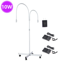 Lámpara de pie UV de doble cabezal para pestañas, lámpara LED para extensiones de pestañas, curado en 1-2 segundos, luz blanca UV LED para pestañas
