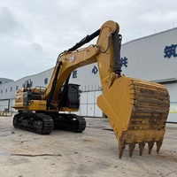 Excavatrice sur chenilles hydraulique Caterpillar CAT374 de marque japonaise, 74 tonnes, grande pelle minier lourde, CAT374 d'occasion à vendre