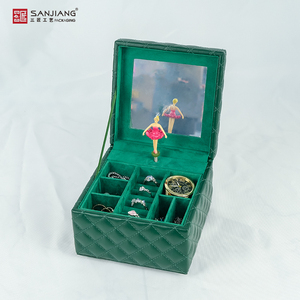 Portable Travel Jewelry <strong>Box</strong> Necklace Ring <strong>Jewellery</strong> Storage <strong>Box</strong> <strong>Music</strong> Jewelry <strong>Box</strong> - Product Image 2