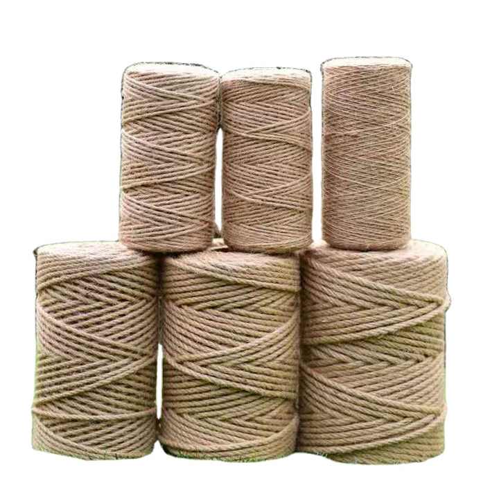 High Strength Natural 1mm-30mm Jute Rope Twine Twisted Rope Manila Hemp ...