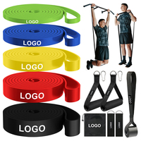 Bandas de Resistencia de TPE Coloridas Más Vendidas para Flexiones, Correr, Sprints, Entrenamiento de Fuerza, Personalizables
