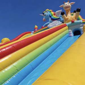 Castillo Inflable Comercial Portátil con Tobogán, Castillo Inflable para Niños con Soplador - Product Image 3