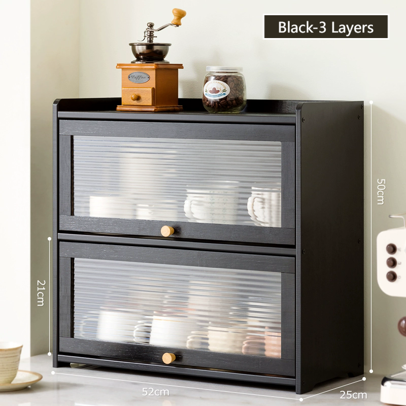 Black-3 Layers-Wide Size