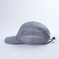 5 casquettes de camping réfléchissantes panneau impression personnalisée logo chapeaux de course usine ODM OEM