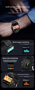 Reloj Inteligente Cuadrado KT71 Económico para Exteriores, Pantalla Táctil Completa de 1.96 Pulgadas, Resistente al Agua 3ATM, para Natación, con Función de Llamadas - Product Image 5