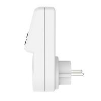 Mini Temporizador Electrónico Inteligente con Enchufe, Pantalla LCD, 16A, 230V, Enchufe Europeo, Material de Policarbonato, Control Automático para el Hogar