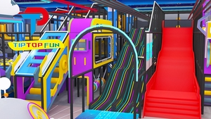Ifunpark trẻ em chơi Thiết bị mê cung trò chơi gia đình trung tâm mua sắm khu vui chơi thương mại sân chơi trong nhà nhà sản xuất công viên bé - Product Image 3