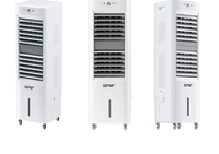 Chine usine Portable batterie évaporatif climatiseur télécommande en plastique ventilateur refroidisseur d'air 25L réservoir d'eau 3 vitesses maison