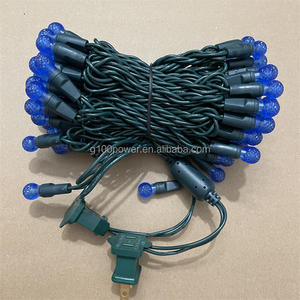 Thương Mại Lớp Ngoài Trời G12 Đa Màu LED Giáng Sinh Ánh Sáng Strand 4 ''Khoảng Cách - Product Image 3