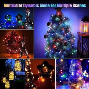 Aoying DC12V 1000Pixel Green Wire Dual Signal 4Pin LED Pebble Seed Pixel String Light 10CM Espaciado RGBIC Direccionable Fairy Light - Product Image 6