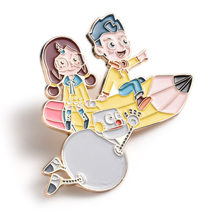 Distintivo Personalizzato, Badge in Metallo Personalizzato '<span class=keywords><strong>Ali</strong></span> <span class=keywords><strong>della</strong></span> Libertà' - Product Image 2