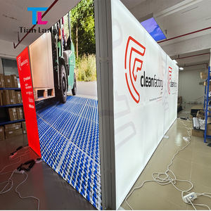 Feria comercial Marco portátil de pie Pantalla retroiluminada Caja de luz SEG Caja de luz LED independiente de tela para exposición - Product Image 3