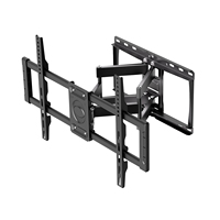 Dudukan TV Dinding Full Motion untuk TV 32-80 Inch, 110 Lbs, Lengan Ganda Artikulasi, Tanpa Alat, Dapat Dimiringkan, Diputar, dan Diperpanjang