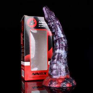 Mỏng đầu dày cơ thể đầy màu sắc Silicone dildo Amazon nhà sản xuất bán buôn dành cho người lớn quan hệ tình dục sản phẩm - Product Image 2