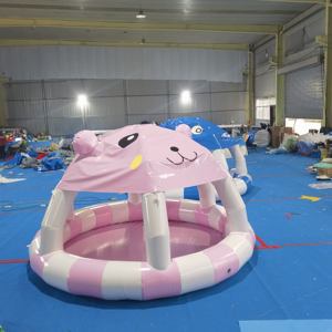 <span class=keywords><strong>Piscine</strong></span> gonflable pour enfant en PVC de haute qualité, personnalisée, pour l'intérieur et l'extérieur, petite <span class=keywords><strong>piscine</strong></span> en forme d'ours rose - Product Image 3