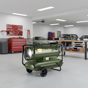 Calentador Industrial Diésel de 100KW, 86000Kcal, 1700m/h, Flujo de Aire Potente, Certificado CE, Garantía de Posventa, Motor con Rodamientos Duraderos - Product Image 4