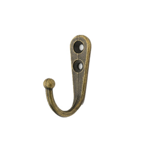Zinc Alloy Wall <b>Hooks</b> Rectangle Shape Rust Resistant Simple Style For Cabinet Wardrobe <b>Kitchen</b> Bathroom Door Mounting - Product Image 5