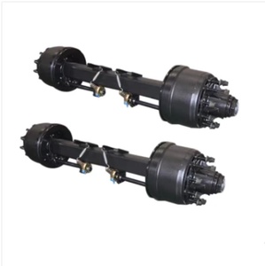 New Heavy Duty Thép 13t/16t 10-Bolt vuông Vòng chùm Trailer trục cho <span class=keywords><strong>lowbed</strong></span> bán xe tải trang bị thêm/nâng cấp - Product Image 1