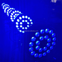 Projecteur LED Par Slim 24x18W RGBWUV, Projecteurs LED Par 24x18W RGBW, Projecteurs LED Par Plats 24*18W pour Scène, Mariage, Fête, DJ, Disco
