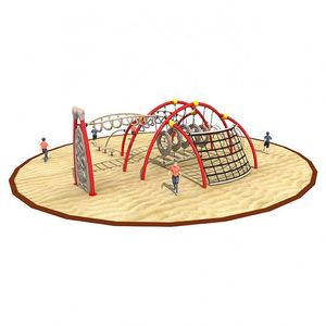 Amusement Park Children Metal Pipe Climbing With <b>Plastic</b> <b>Slide</b> Monkey Bar Australia Manufacturers - Product Image 4