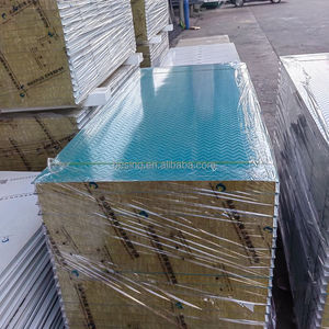 Panneaux muraux en laine de roche ignifugés de haute qualité, couleurs variées, panneaux en aluminium et acier inoxydable, personnalisables des deux côtés - Product Image 4