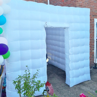 Cabine Photo gonflable Led, tente multicolore, pour événements en plein air, fêtes, cubes, chapiteau